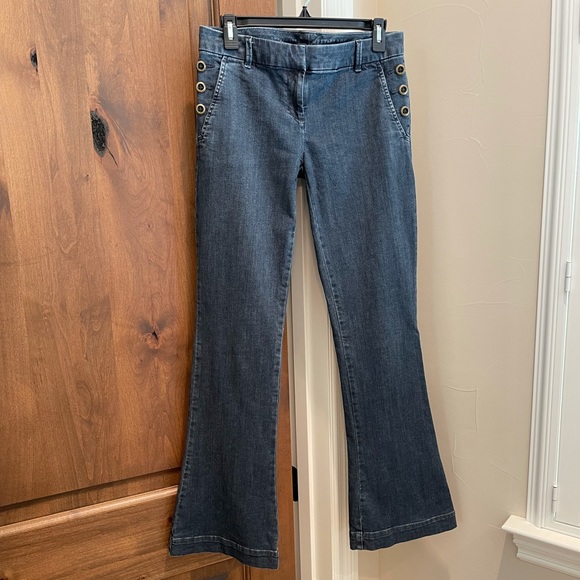 The Limited Denim Jeans -fit & flare Sz 2 - Picture 1 of 8